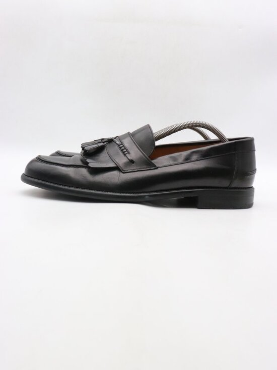 Mezlan Romano Tassel Loafers Men\'s 11.5 M Black Leather Dress Shoes Kiltie main image 9